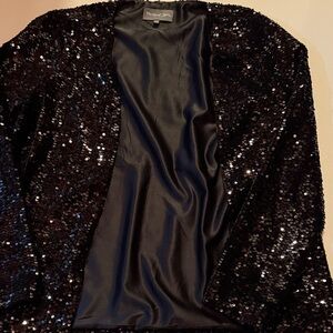 Michael Stars Black sequin jacket and Satin lined